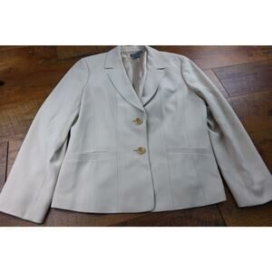 Ann Taylor Beige Blazer Women's 12